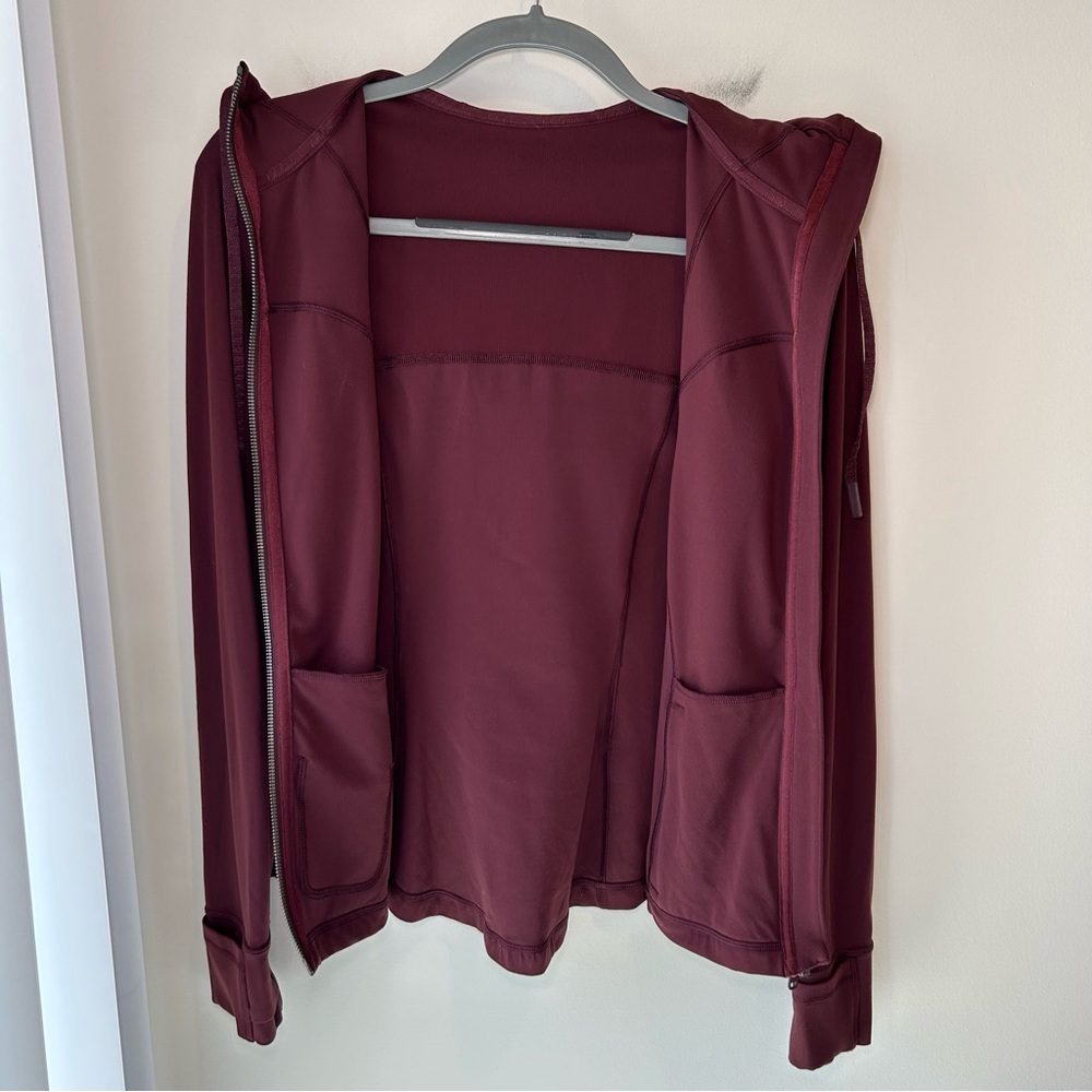 Lululemon Hooded Define Jacket *Nulu Cassis Size 8 - Picture 11 of 13